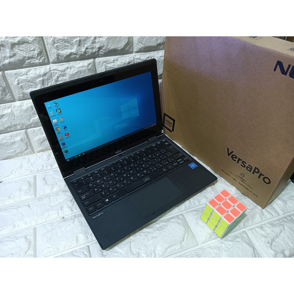 Laptop NEC VERSAPRO touch screen 2 in 1 bisa lipat 360 like yoga NEW EX DISPLAY FULL SET BOX BANTING