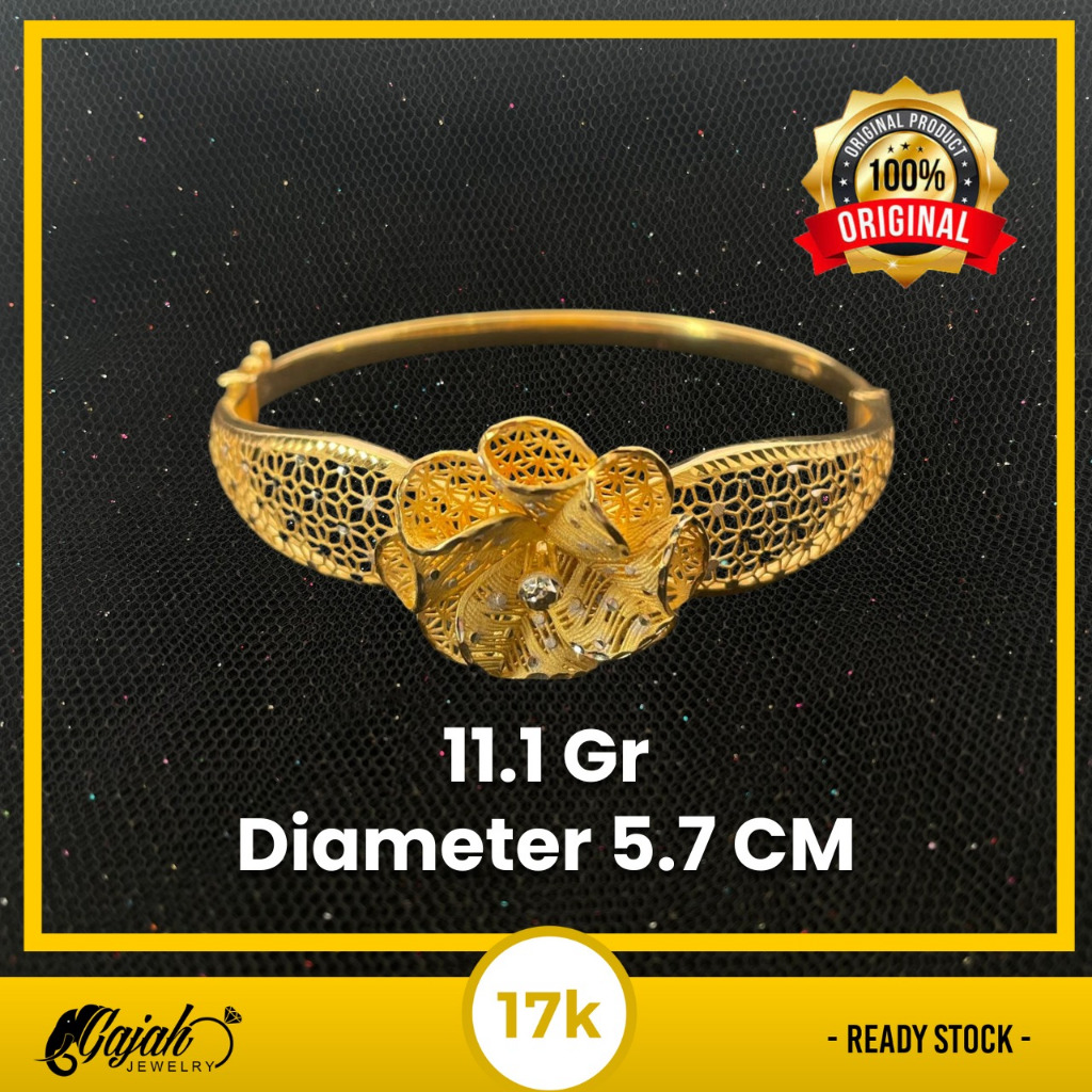 Gelang Emas 17K 11.1 Gram Toko Emas Gajah Online Salatiga 8056
