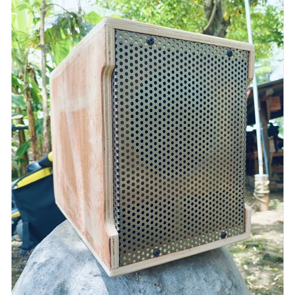 Box Speaker Miniscoop 6 Inch Single Bahan 12mm plus Gril Besi