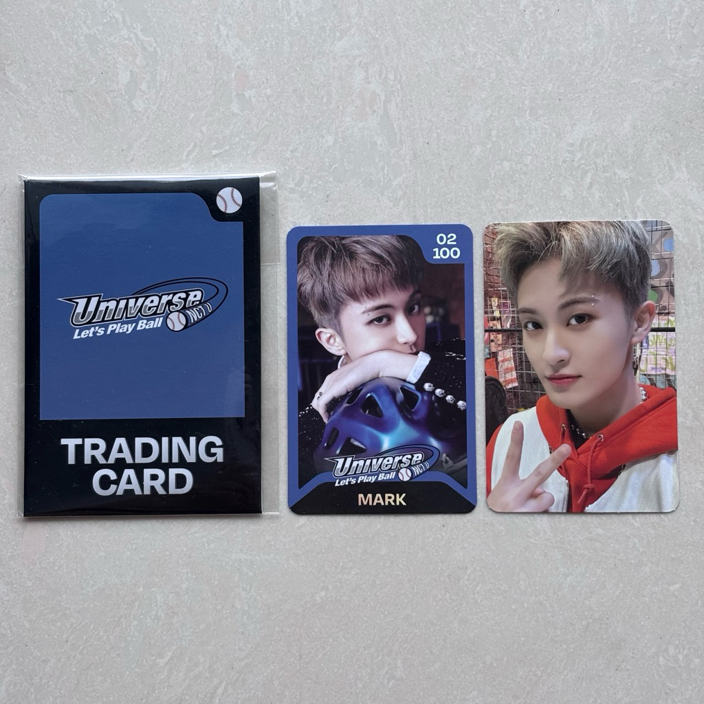 [READY INA - SET] NCT 2021 Mark Photocard Universe (Let's Play Ball) Official MD Random Trading Card