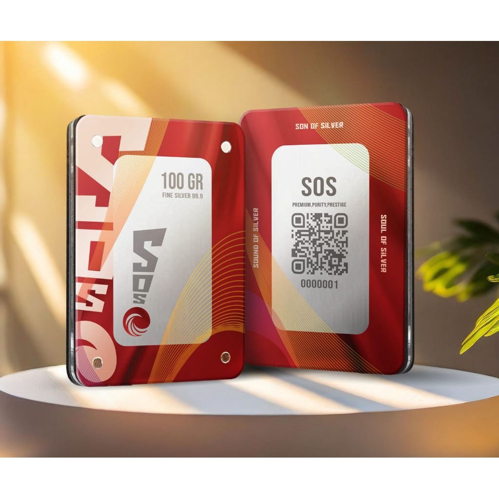 Perak Batangan SoS Silver Gramasi 50 & 100 gram