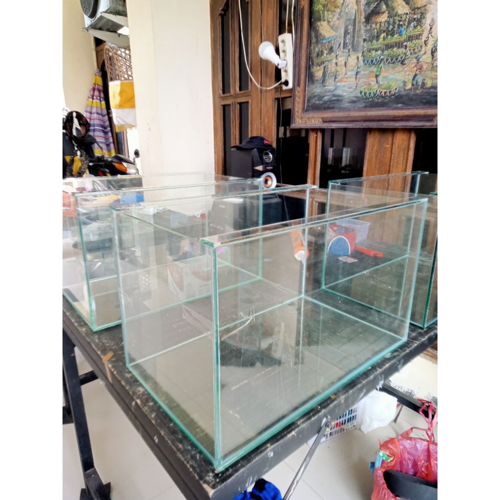 Akuarium Baru Aquarium 50x30x30 KHUSUS INSTANT