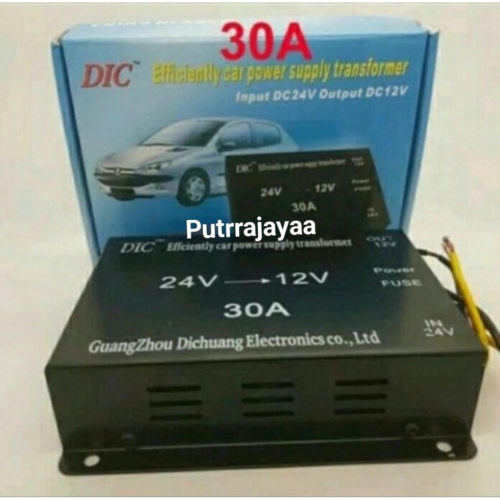 Step Down 30A DC 24V - 12V DIC / DC - DC Step Down 24 Volt to 12 Volt 30 Amper