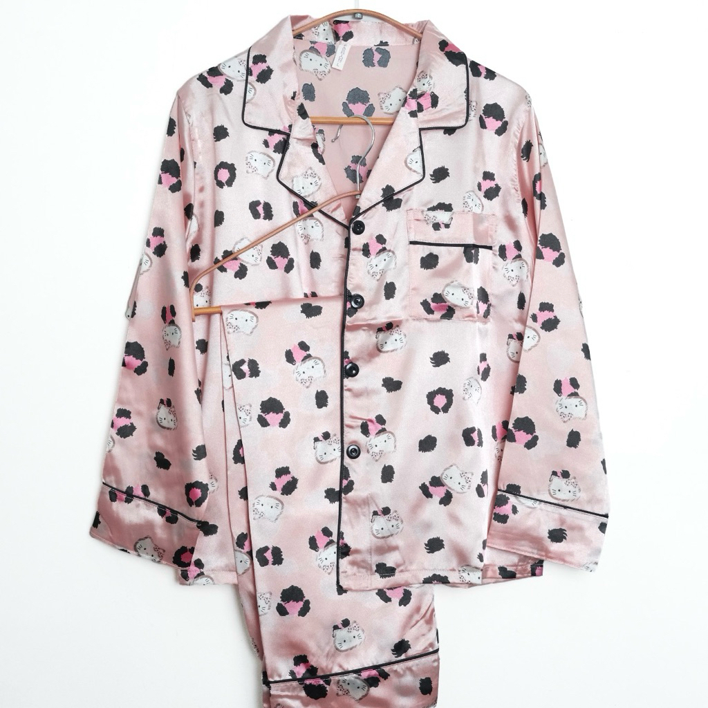 A37 - Piyama Wanita -  Sleepwear - Baju Tidur Premium - Piyama Lengan Pendek - Baju Tidur Lucu