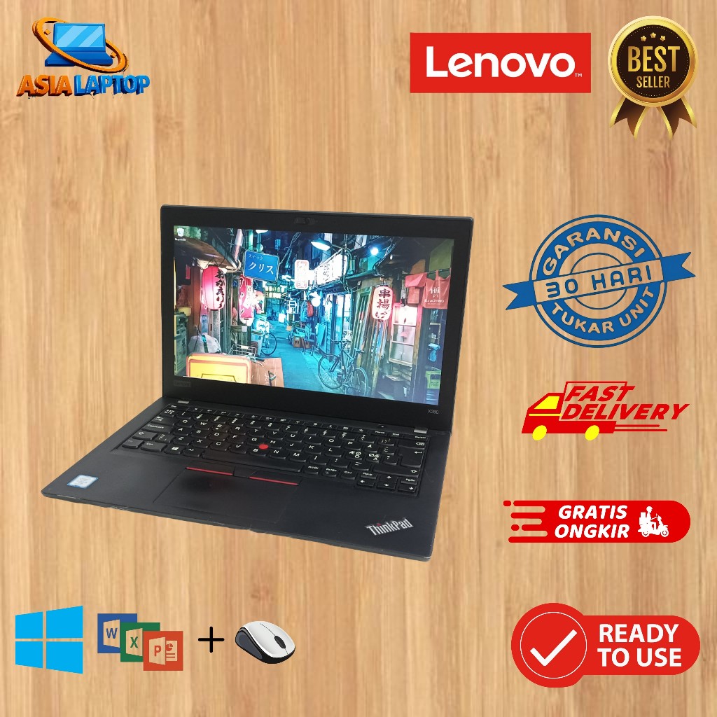 Lenovo Thinkpad X270 X280 X390 X250 Core i5 / i7 RAM 16GB SSD 512GB
