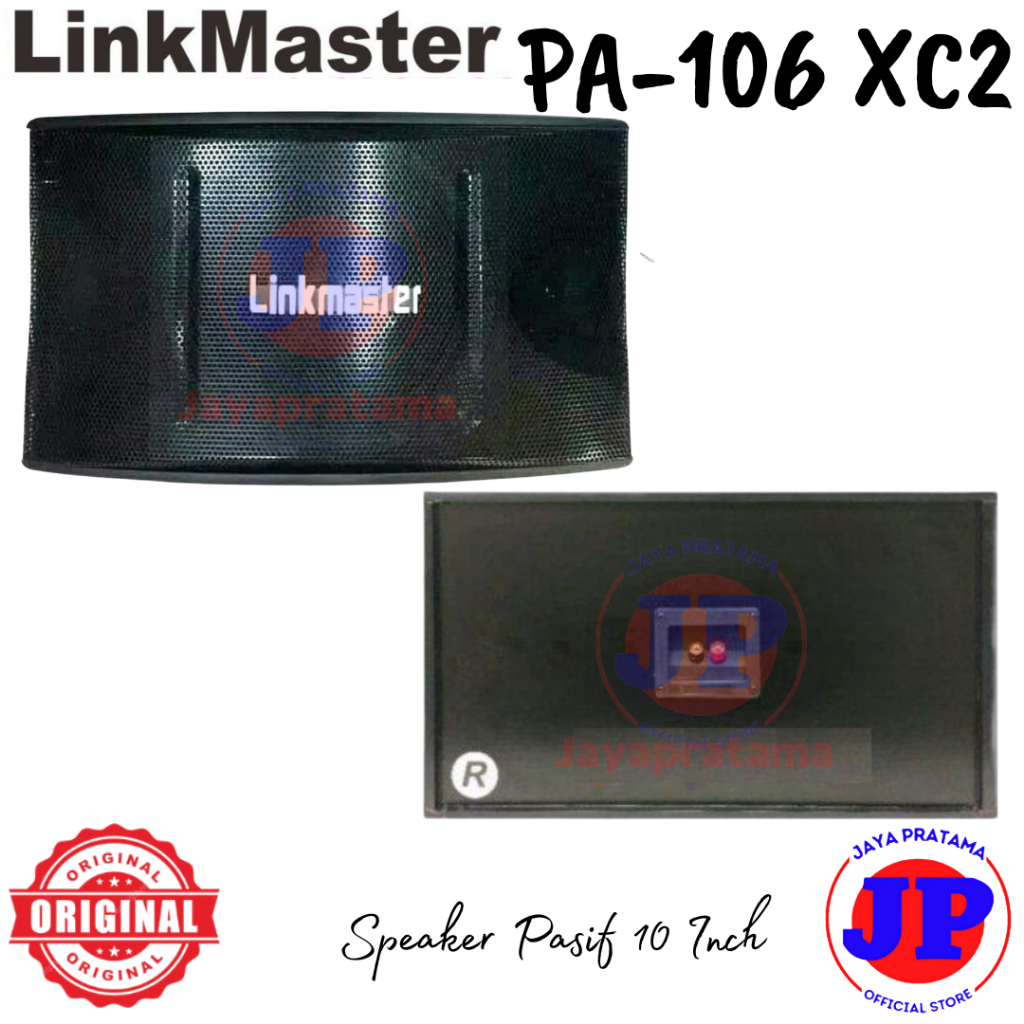 LinkMaster PA-106 XC2 Speaker Karaoke 10-Inch Speaker Karaoke Pasif LinkMaster PA106 XC2 Original