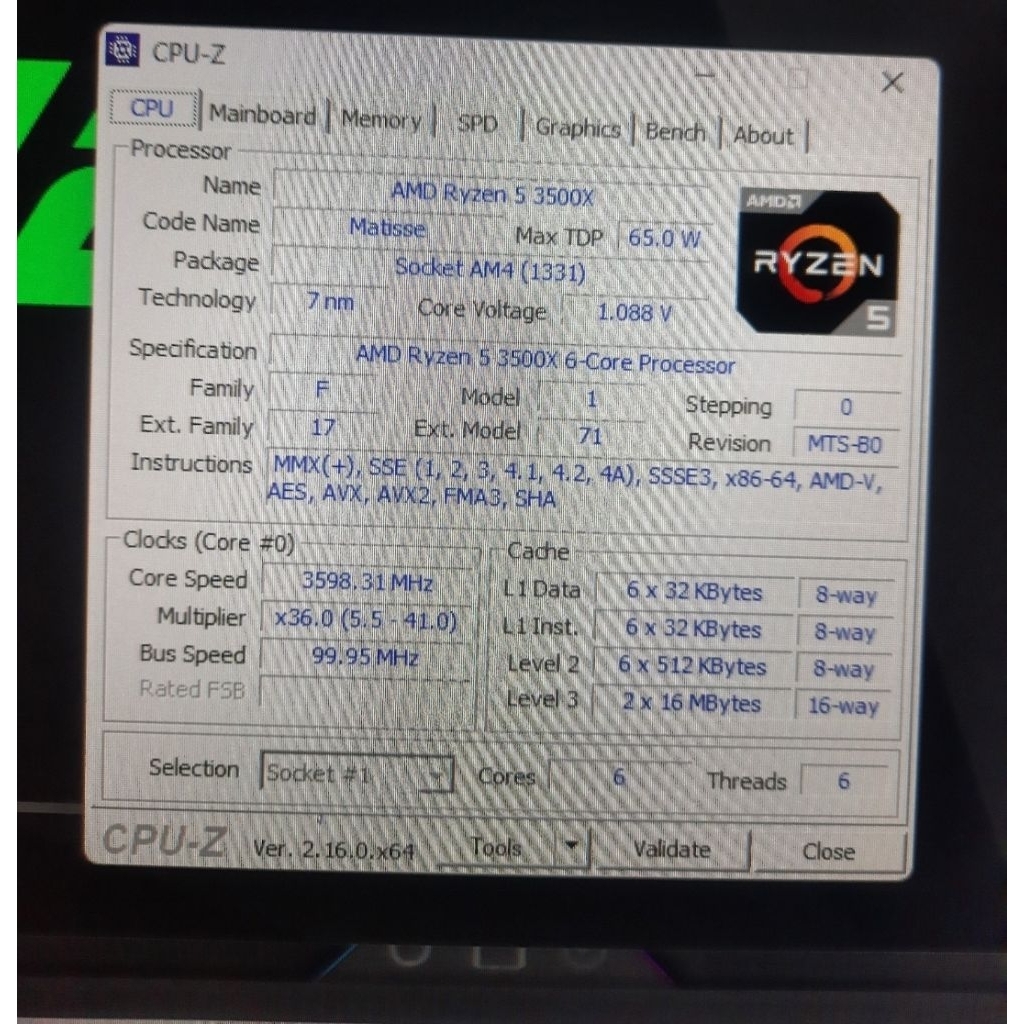 Ryzen 5 3500x