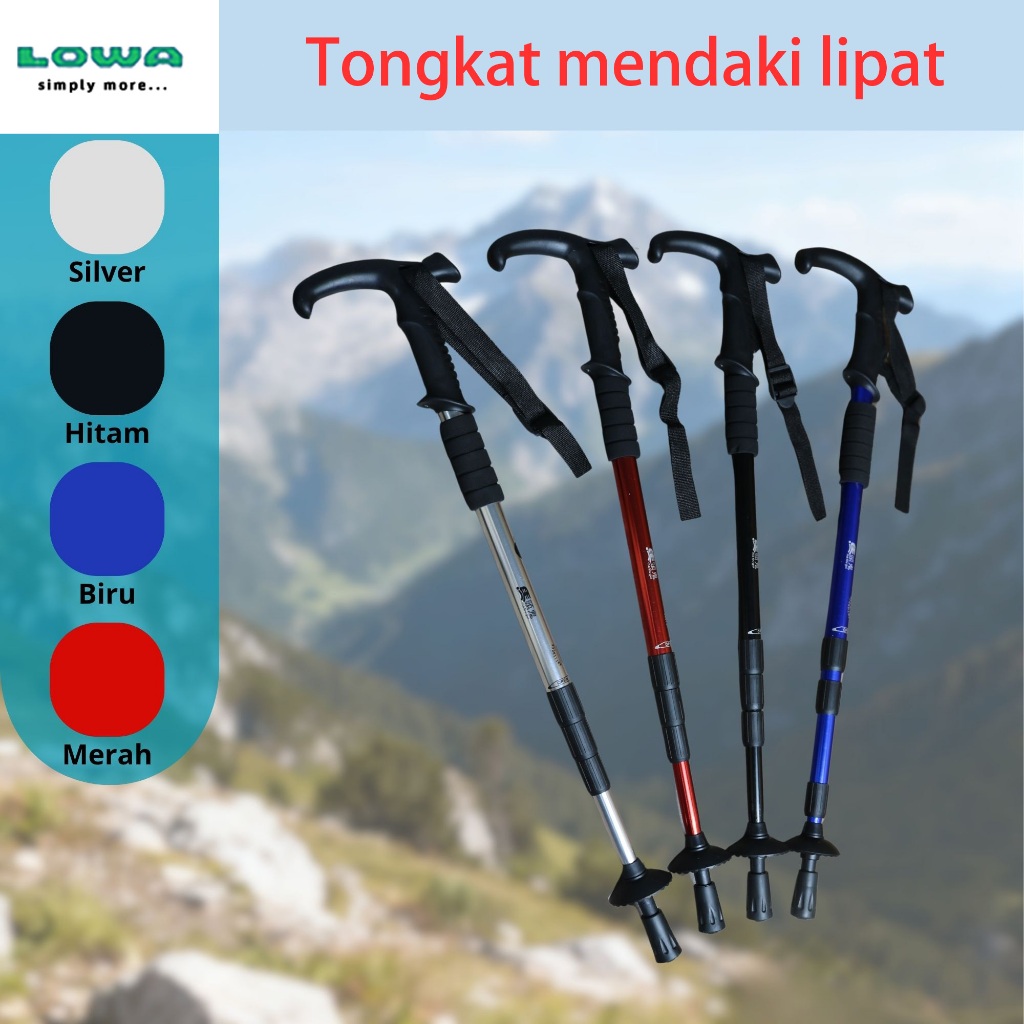 LOWA Tongkat Trekking  | Stik Hiking Kualitas Impor | Wajib untuk Petualangan Outdoor