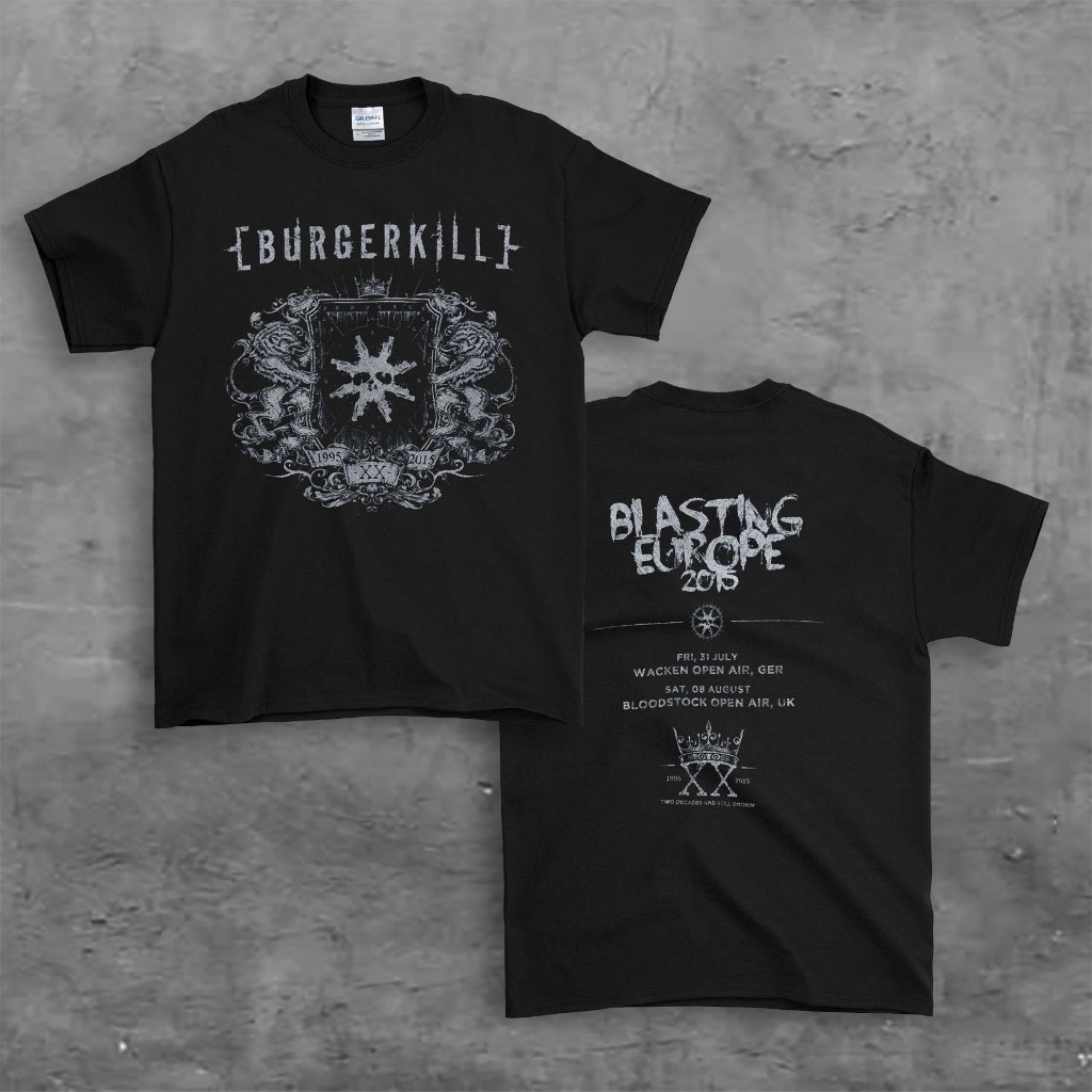Ready Stock - Ts NOS Burgerkill - Blasting europe size S
