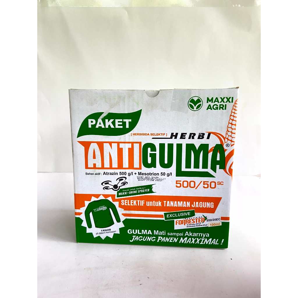 PAKET HERBI SELEKTIF JAGUNG ANTI GULMA 500/50SC MAXXI AGRI 1 LITER