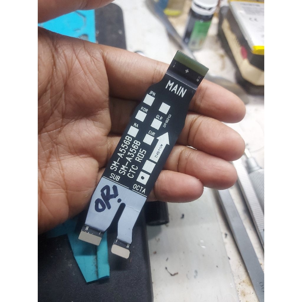 flexible papan board cas lcd ke mesin samsung a35 a356e a55 5G ORI COPOTAN TESTED