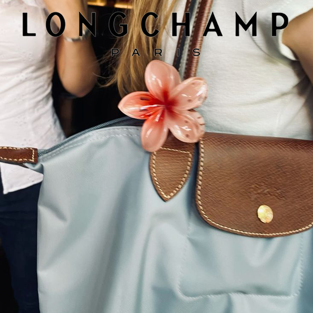 [Barang Asli] LONGCHAMP Tas tote Warna Abu-abu Fashion Unik / Must-Have untuk Berkeluar / Lembut dan