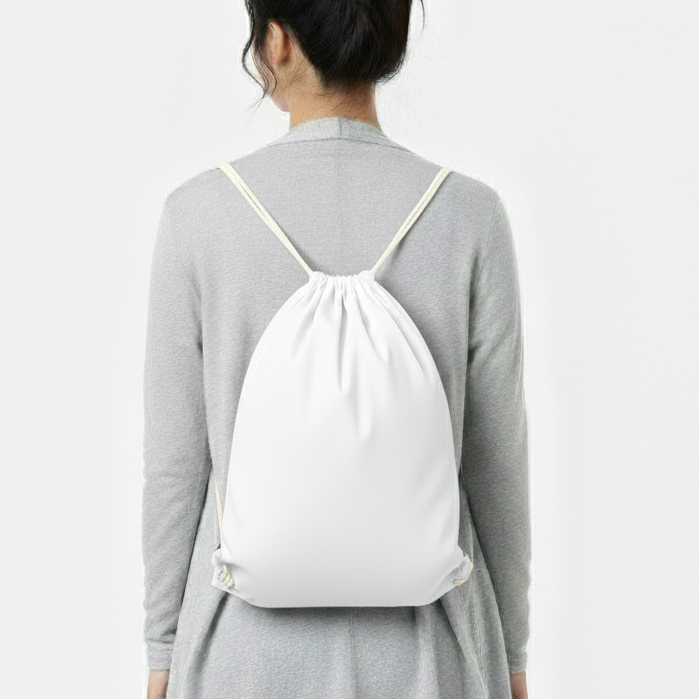 String bag tas ransel serut serut polos bahan kain halus premium || Kiiyoomii || tas olahraga sekola