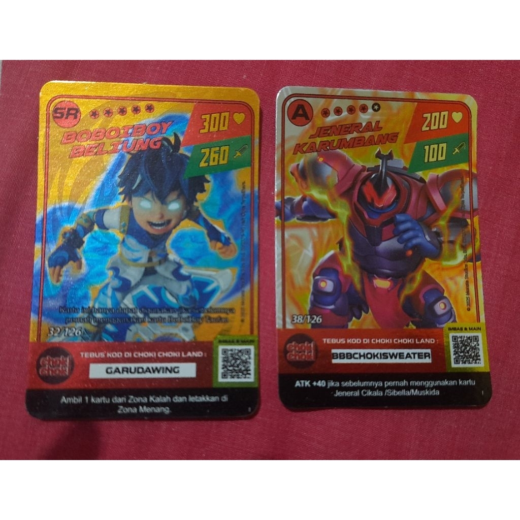 Paket Kartu Monsta Galaxy Boboiboy ChokiChoki