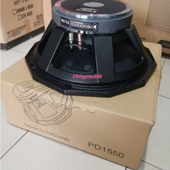 COMPONENT SPEAKER PD 1550 15 INCH KOMPONEN PD 1550 PRECISION DEVICES