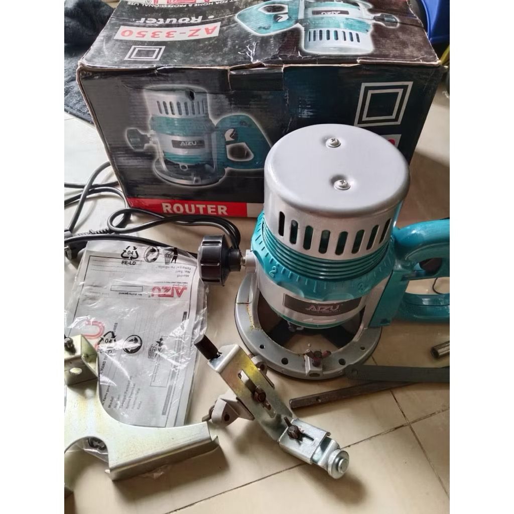 PROMO AIZU-3350 Mesin Router 12mm Besar Profil Kayu 12 mm Wood Trimmer M2850