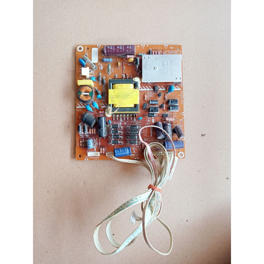 power supply regulator led tv POLYTRON PLD32D700 original cabutan normal