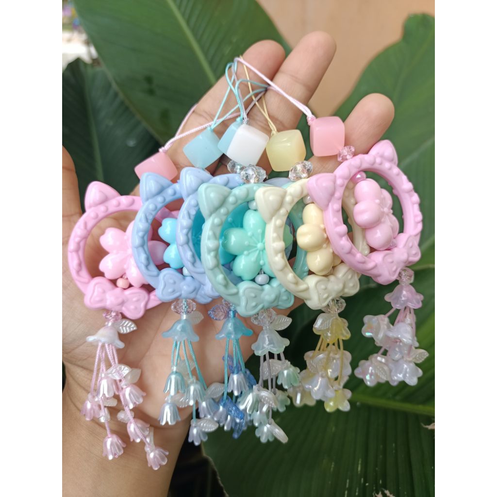 BAGCHARM/PHONE CHARM BUNGA JUNTAI