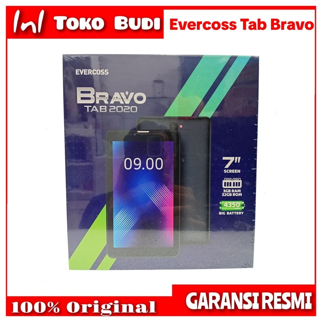 EVERCOSS Tab Bravo 4G Lte / M60 3/32GB GARANSI RESMI EVERCOSS