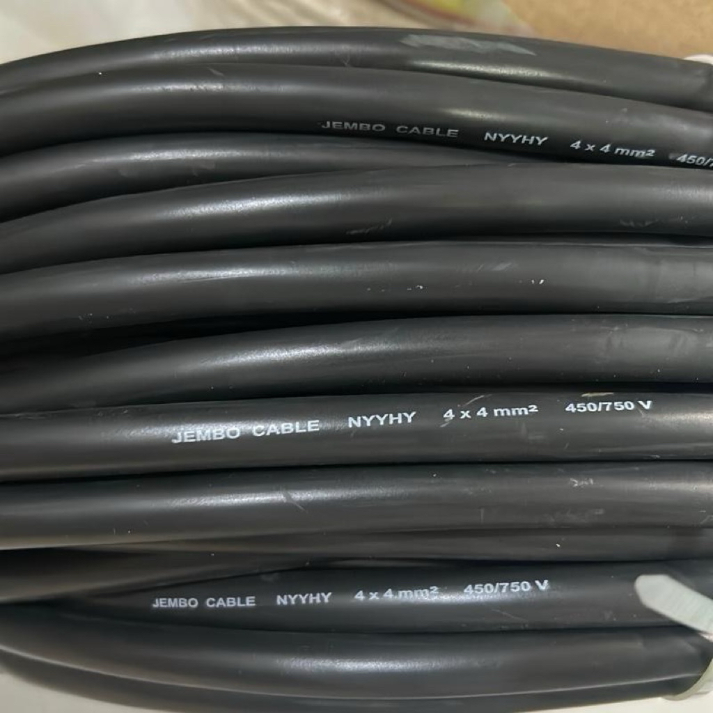 Kabel Nyyhy 4x4mm 4x4 jembo KABEL NYYHY JEMBO 4x4 mm