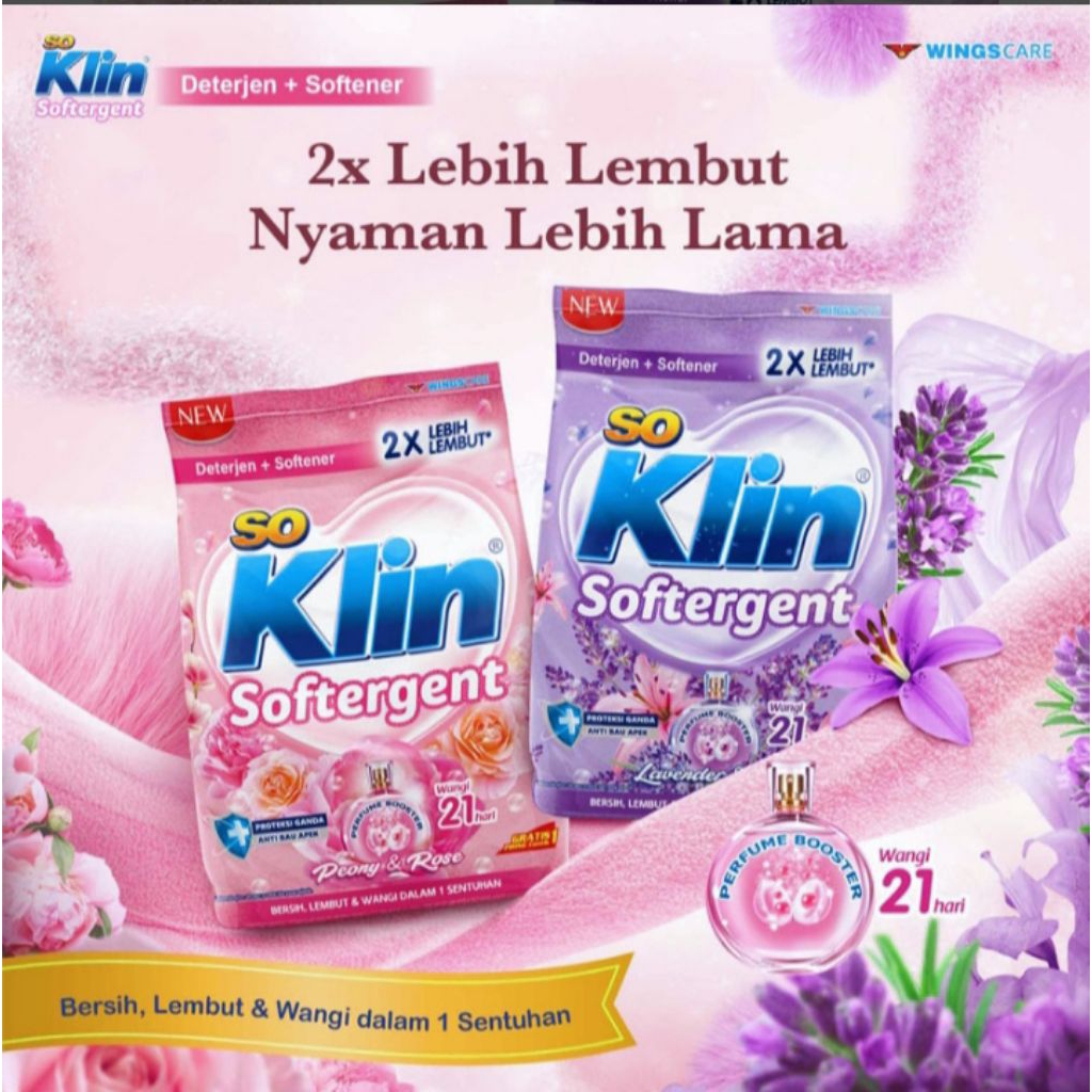 So Klin Softergent Detergent Bubuk 1,5kg