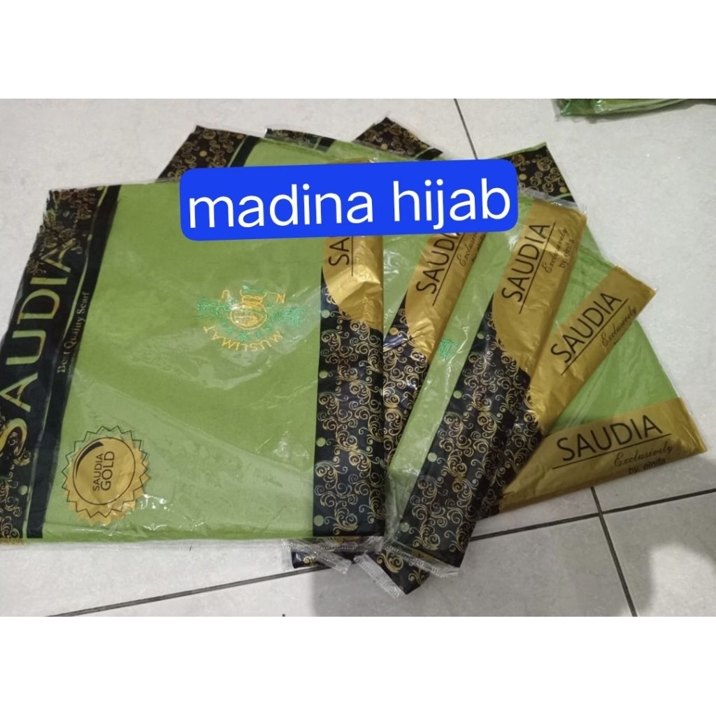 jilbab segi empat muslimat NU SAUDIA HIJAU MUSLIMAT