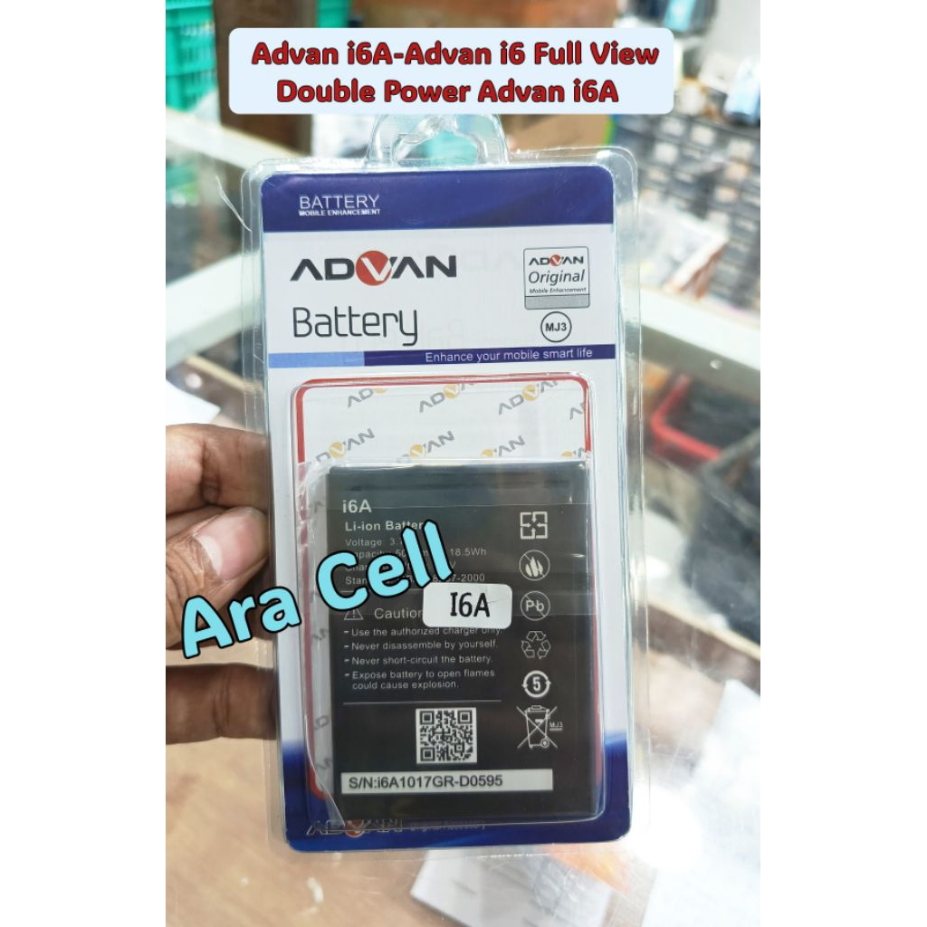 Baterai Handphone Advan i6A-Advan i6 Full View Double Power Advan i6A