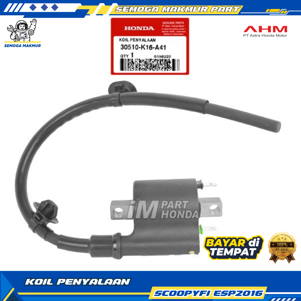 COIL KOIL SCOOPY FI 2016 ESP AHM ORIGINAL 100% ASLI
