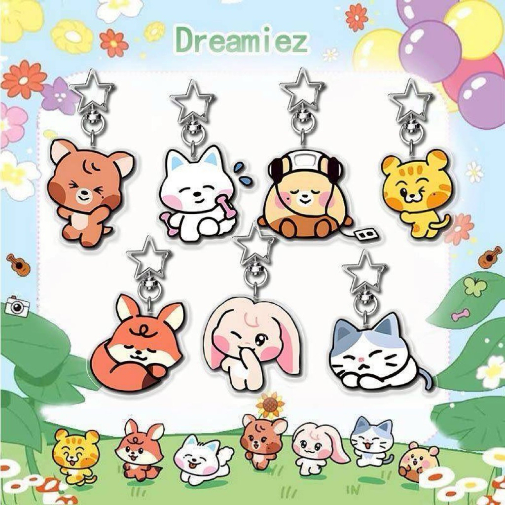 [Luvlystuff] KEYCHAIN NCT DREAM DREAMIEZ KYUPPING BBAMJI AEONG JJOPOO JJUN LLEMYO JJED