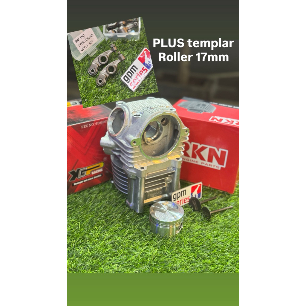 Paket bore up mio head klep 26 30 blok silinder seher 58,5 komplit Xgp racing harian touring balap