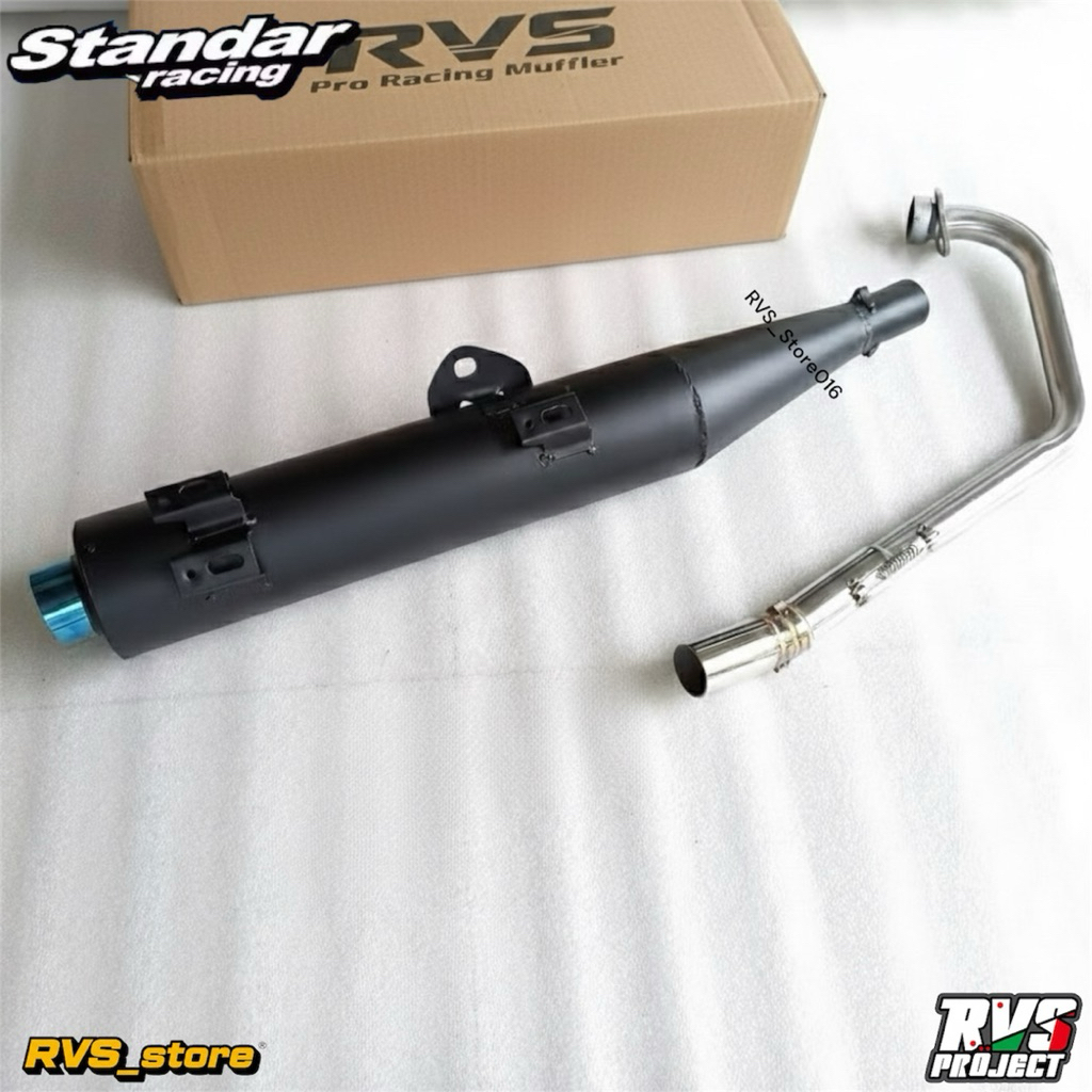 KNALPOT STD RACING JUPITER MX KING 150 Standar Racing bass adem