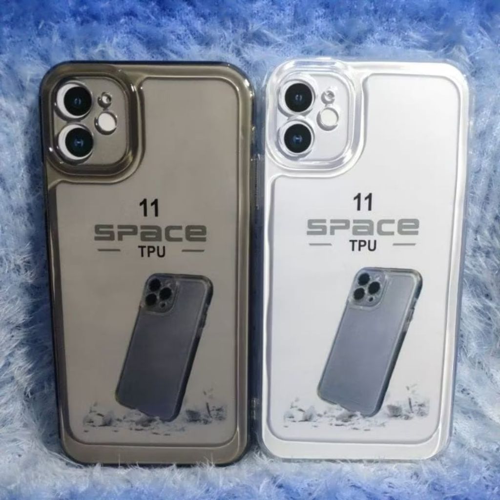 Softcase Original Clear Black Bening IPHONE 11 Case Silikon space transparan 2 1MM Protec Camera