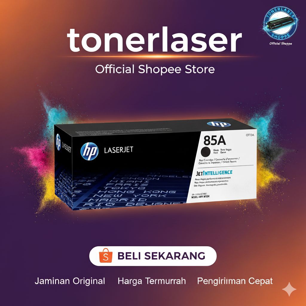 Toner HP Laserjet 85A Hitam 1600 Halaman Original