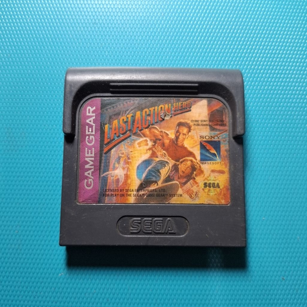 Kaset Sega Game Gear Last Action Hero Second