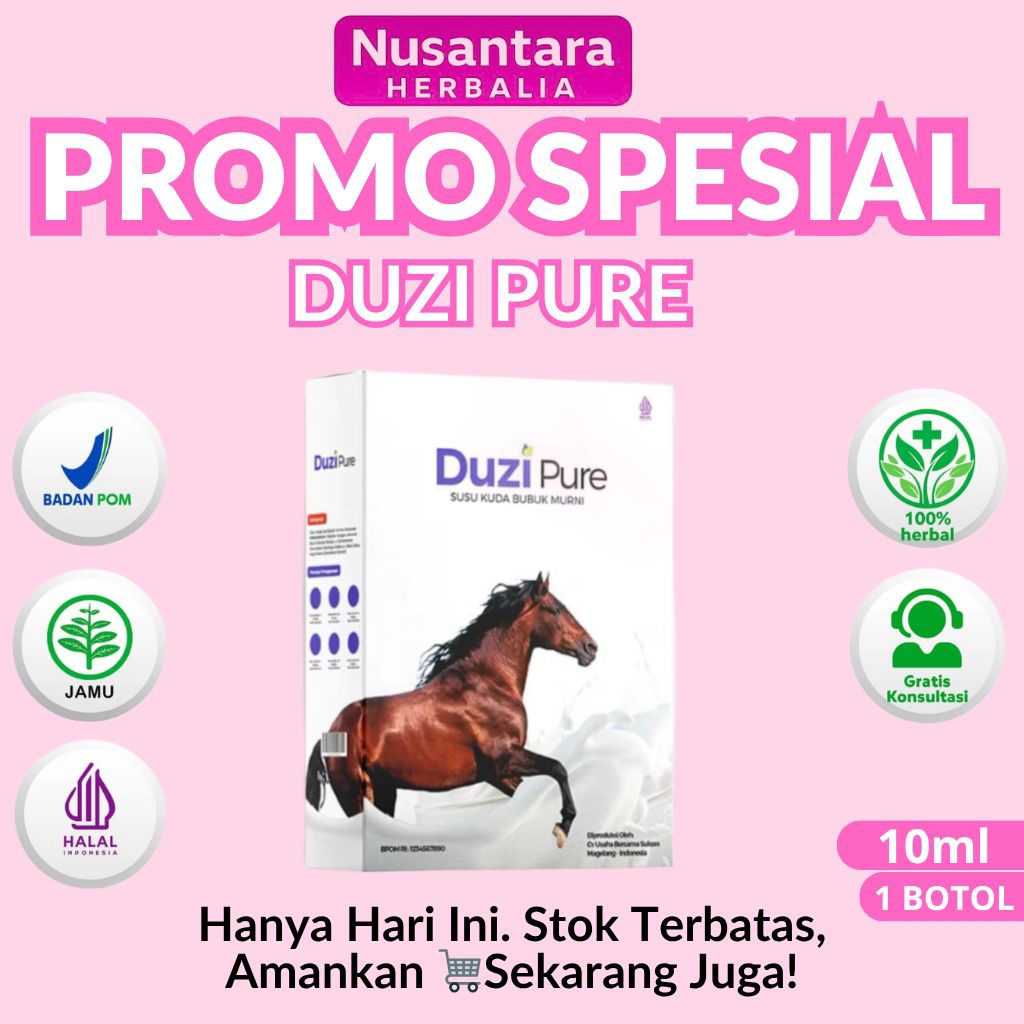 Duzi Pure Susu Kuda Liar Murni Original BPOM