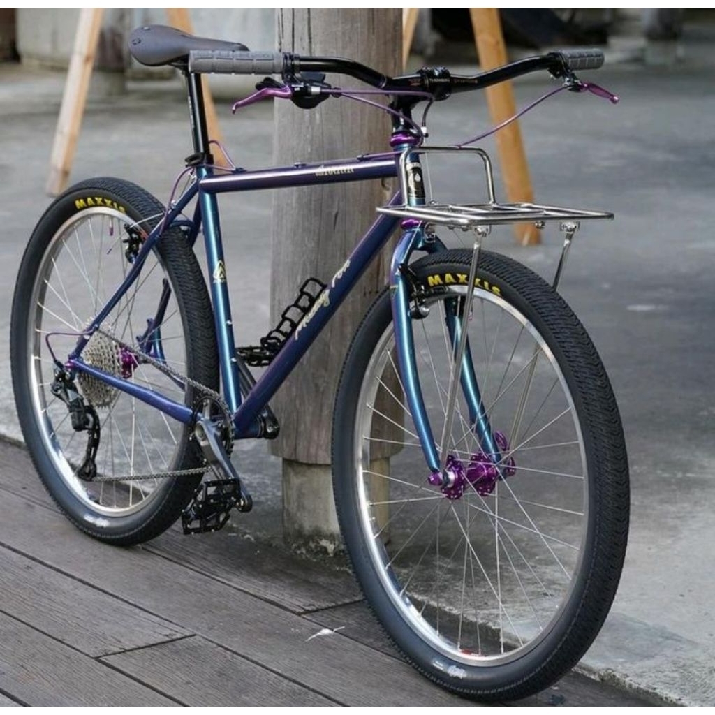 RAK SEPEDA DEPAN PIZZA RUCK by RUCK RACK KALCER STAINLESS STEEL