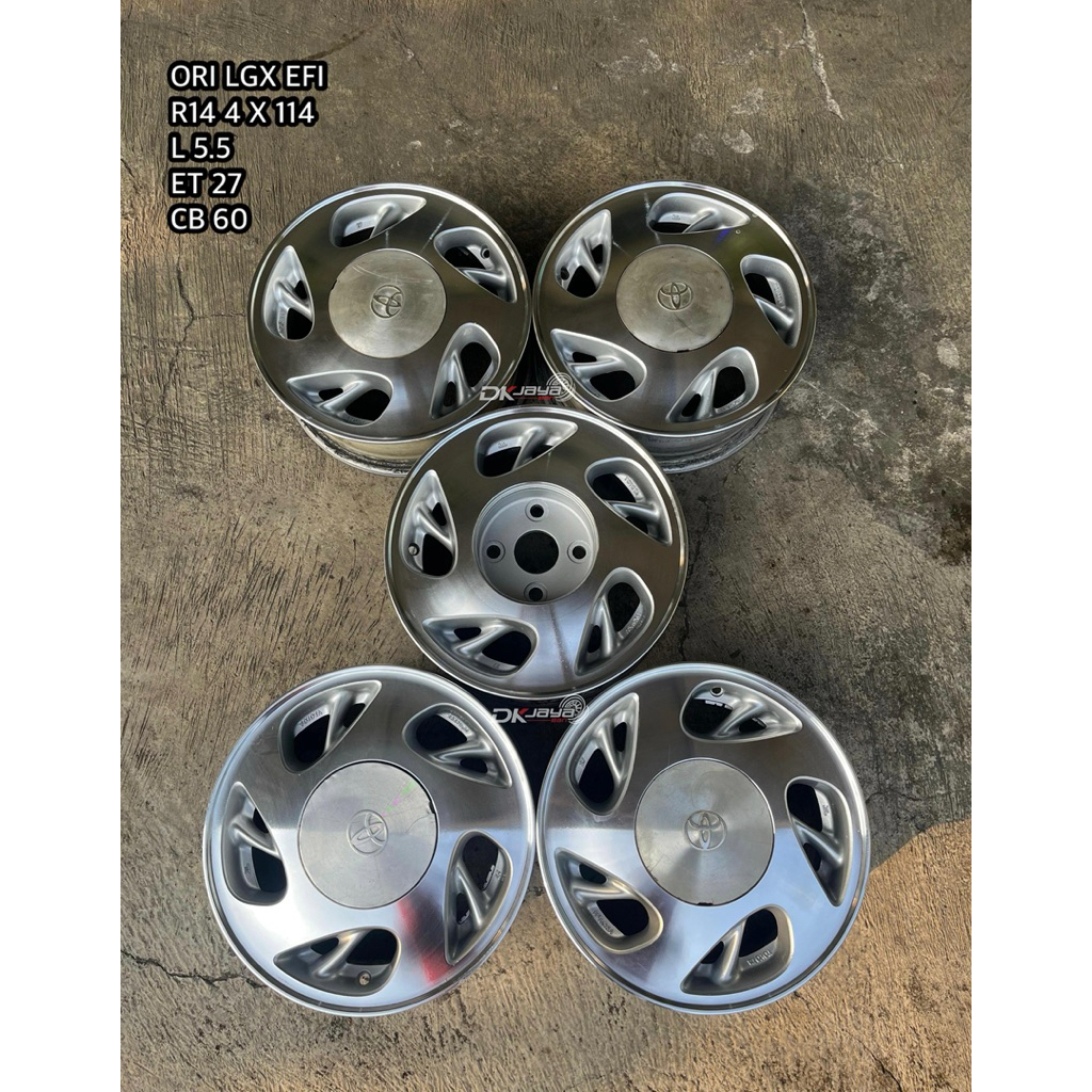 VELG ORI KIJANG LGX EFI r14 4x114 (5)pcs