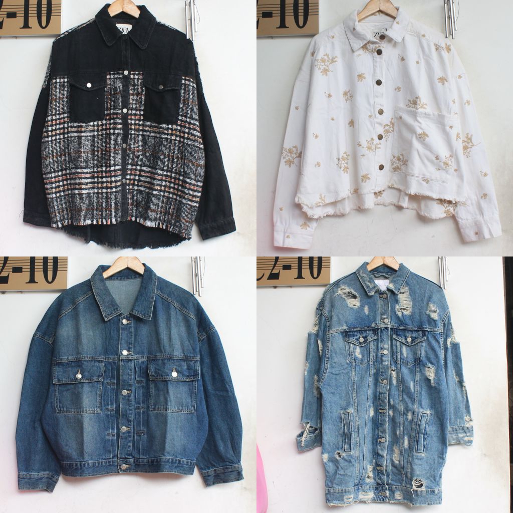 Jaket Jeans Denim Vest Cewek Unisex