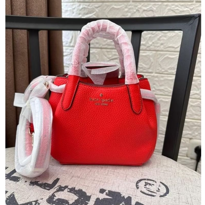 ks bag mini dumpling crossbody tomato slice
