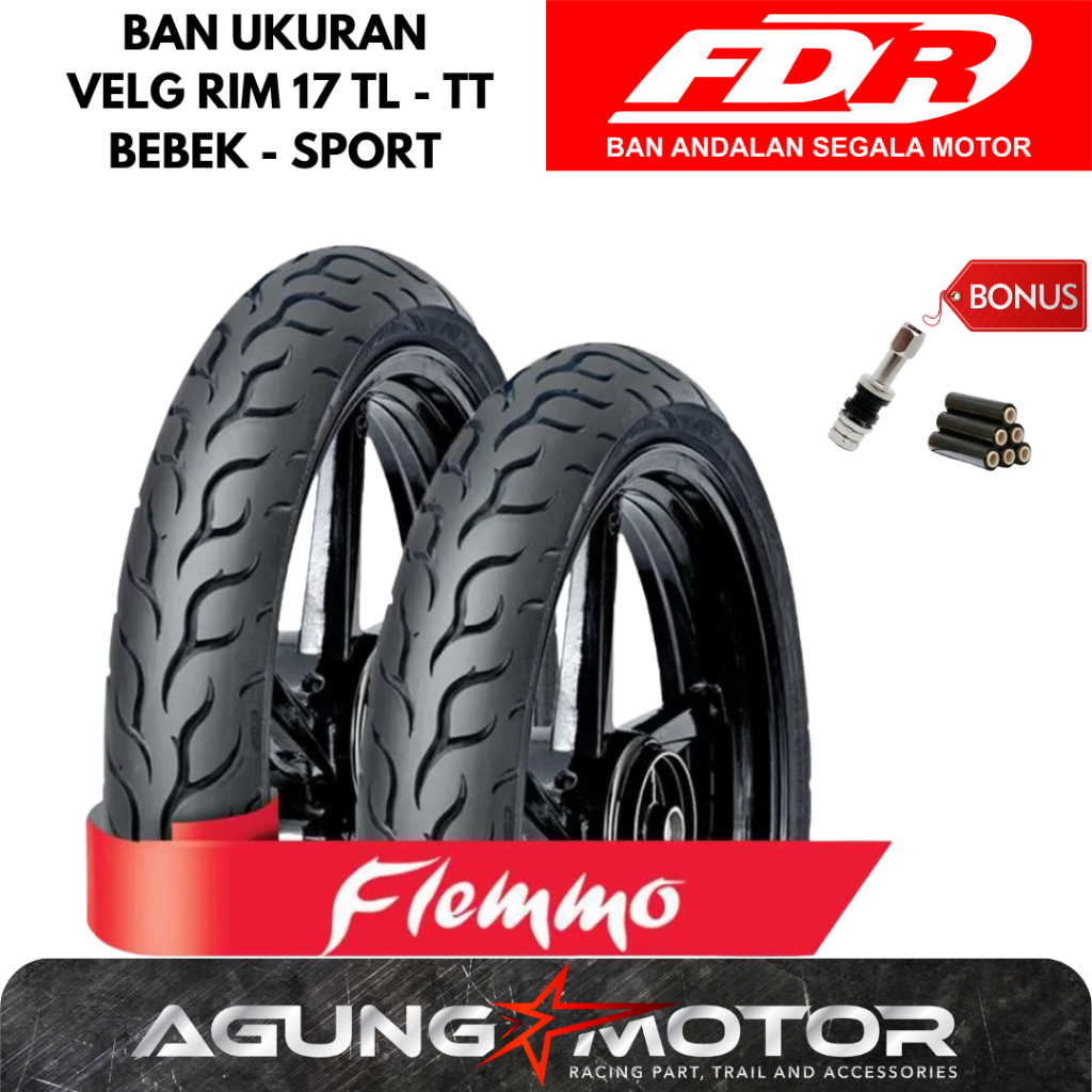 Ban FDR Flemmo Velg 17 Motor Bebek Sport Tube type