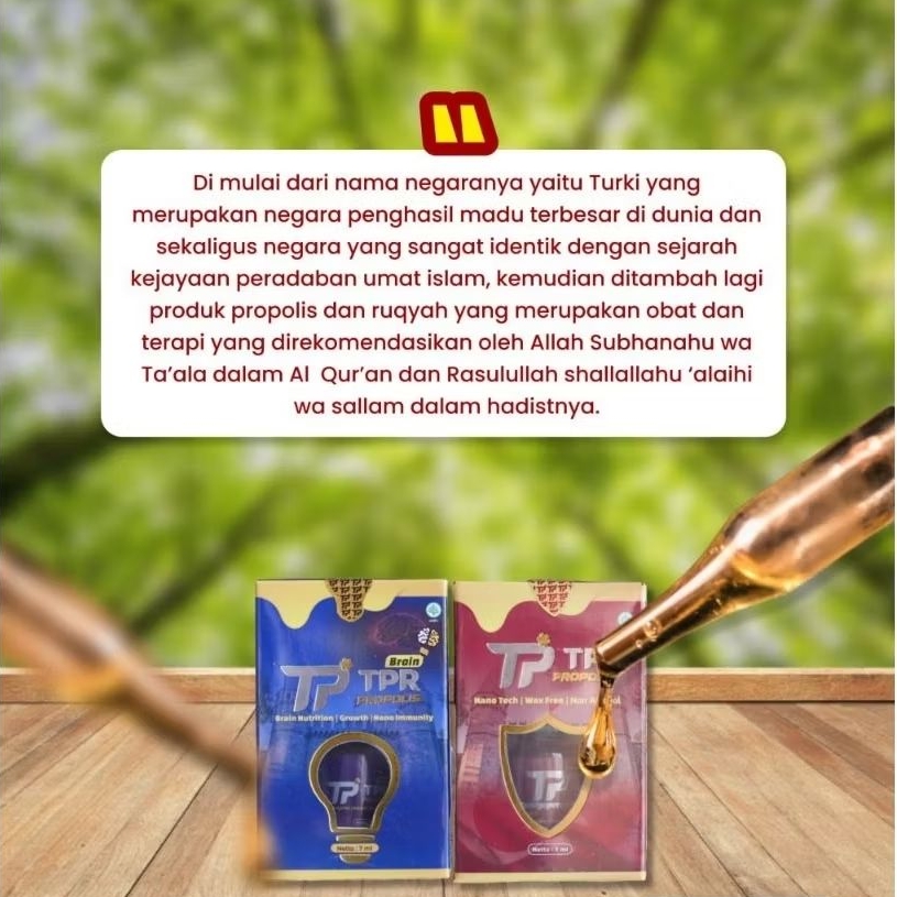 TURKISH PROPOLIS BRAIN TPr RED TPR PROPOLIS LINTAS BENUA