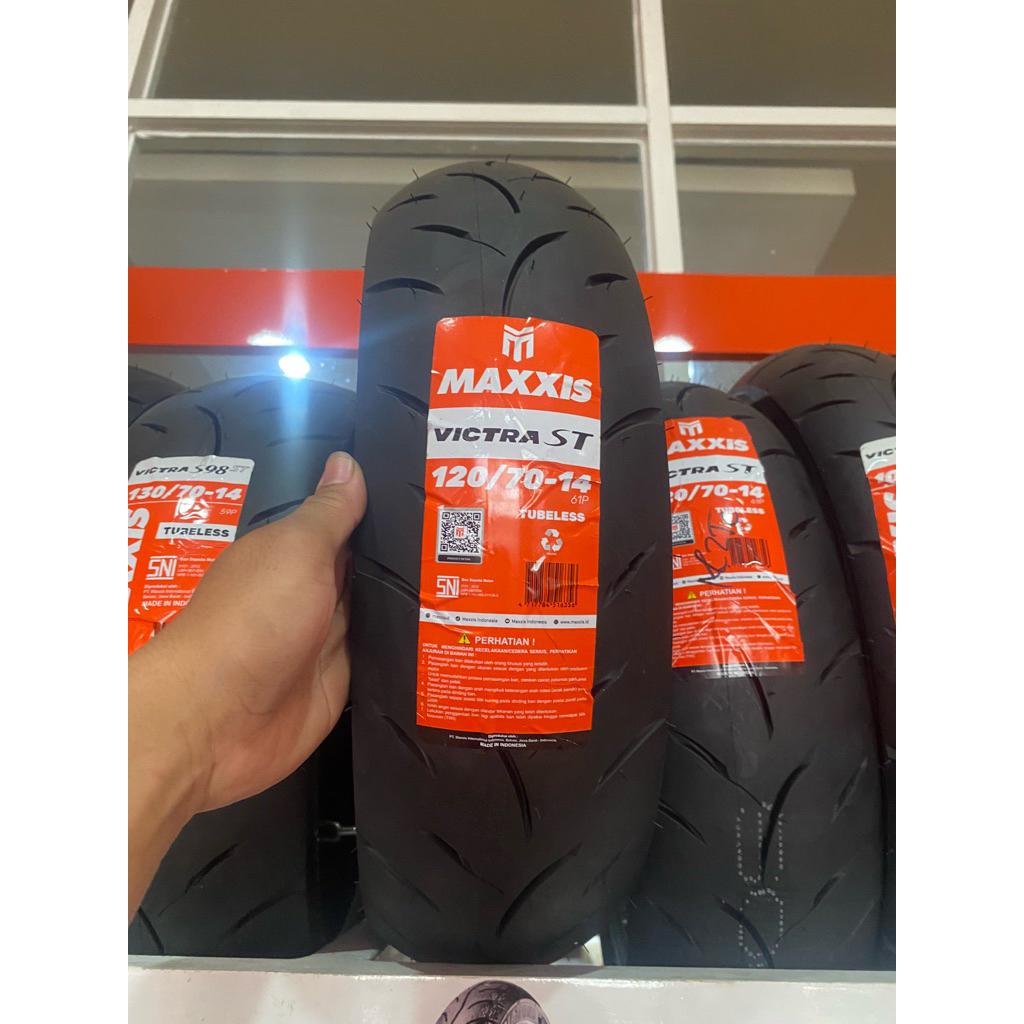 BAN MAXXIS VICTRA S98ST TUBELESS 120/70-14