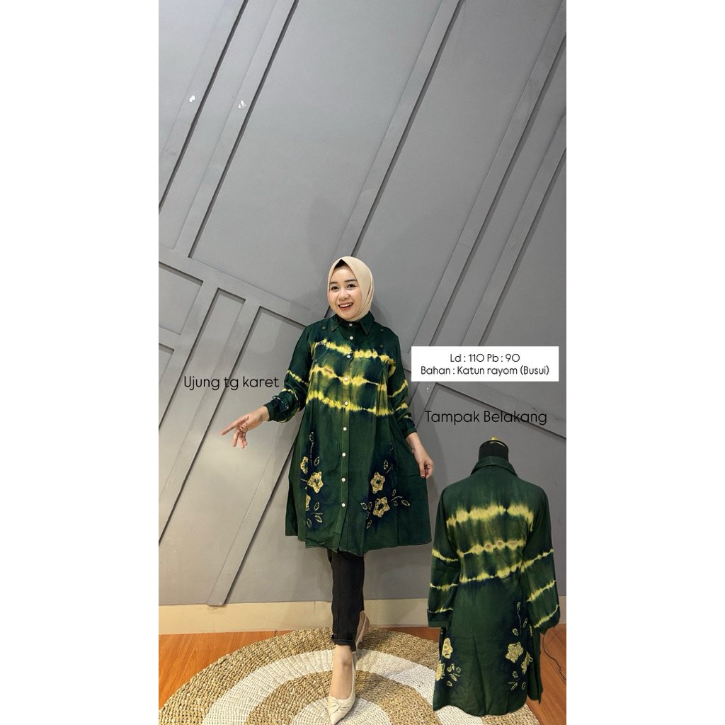 Tunik Sasirangan Wanita