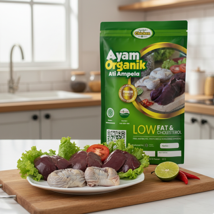 Ati Ampela Ayam | Ati Ampela Organik | Ati Ampela Ayam 1Kg | Berkah Chicken | Ayam Frozen | Bebas Ho