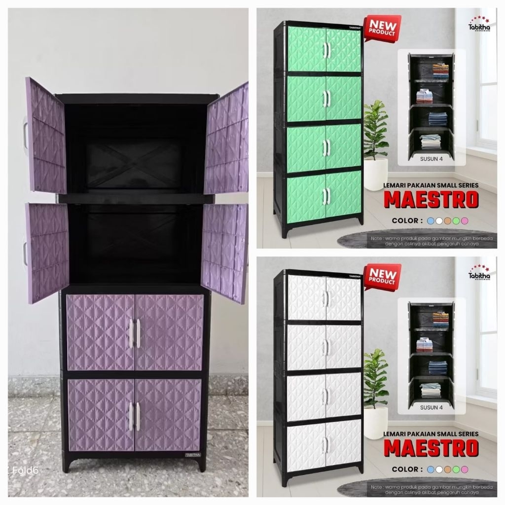 Lemari tabitha maestro 4 susun lemari plastik 4 susun tabitha