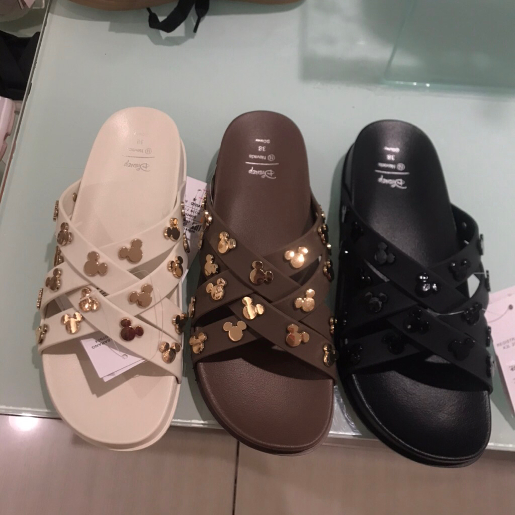 NEVADA X DISNEY (MCTS4) KOLEKSI SANDAL PYLON WANITA MODEL TERBARU ANTI AIR