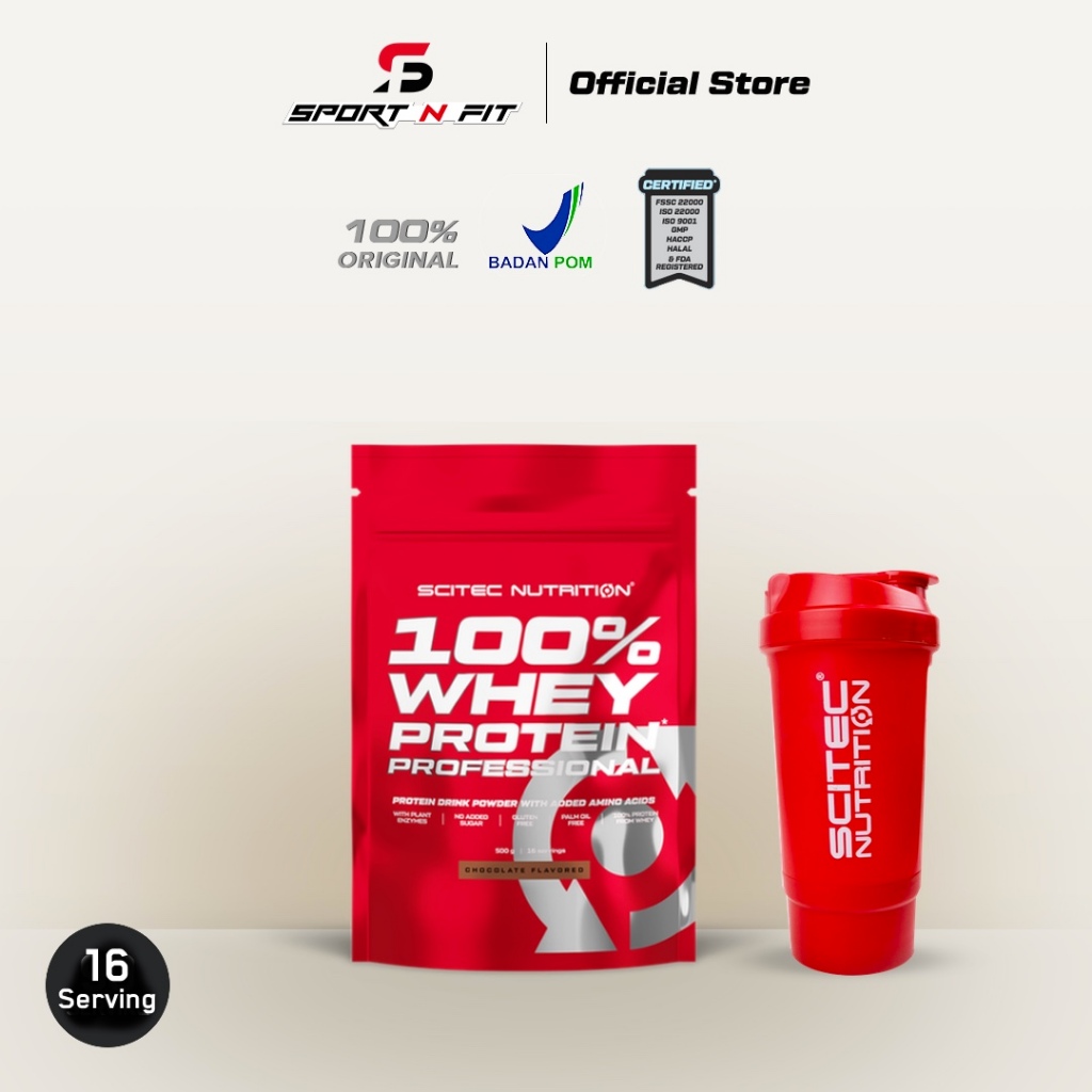 Scitec Nutrition - WHEY PROTEIN PROFESSIONAL 500 Gram optimum Dietary support