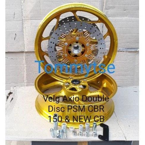 Velg Axio double disc Cbr 150 facelift k45g k45n k45r New Cb 150R LED Cbr 150 lokal k45 CBU Pelek Pe