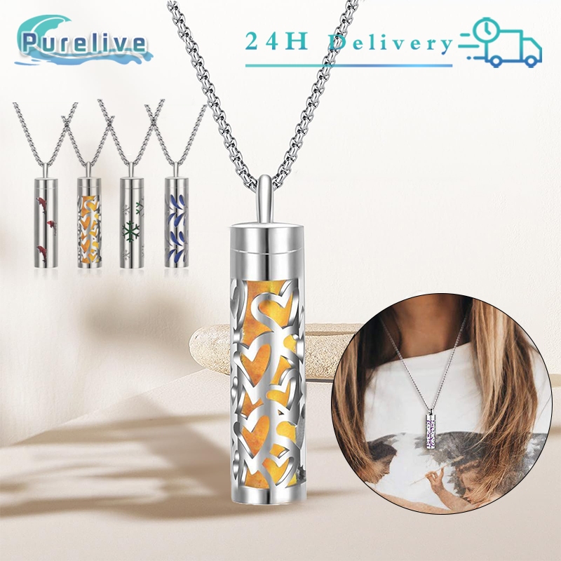 Kalung Diffuser Liontin Oil Kalung Parfum Aromaterapi Liontin Minyak Esensial