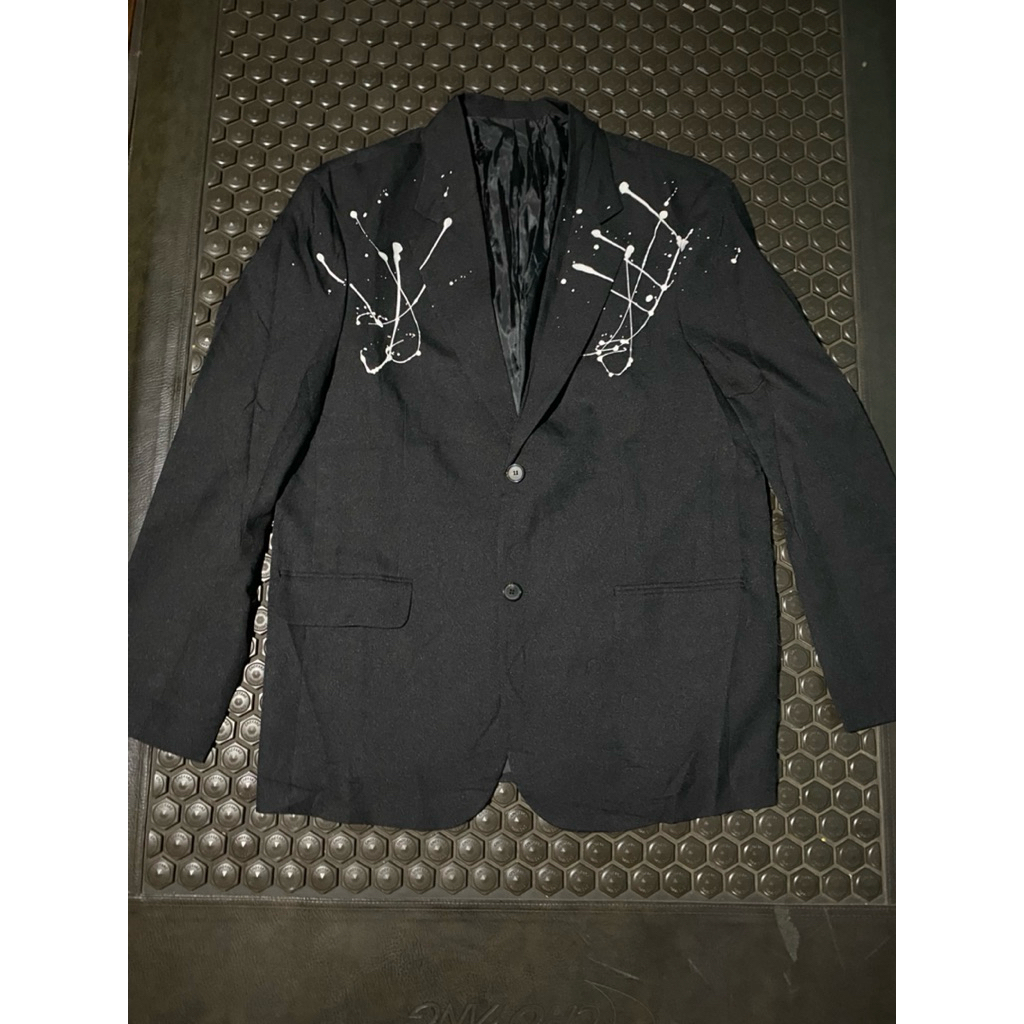 BLAZER JAS UNIK HITAM PEKAT DAWN MEWAH BRANDED